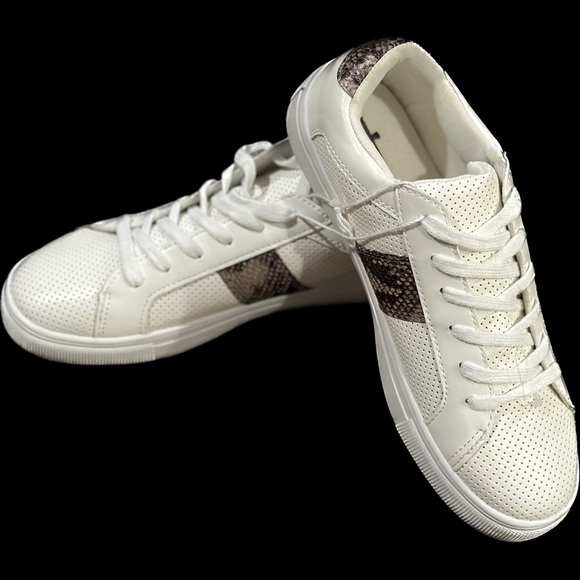 🆕 American Eagle white&crocodile print sneakers for women - Picture 4 of 15